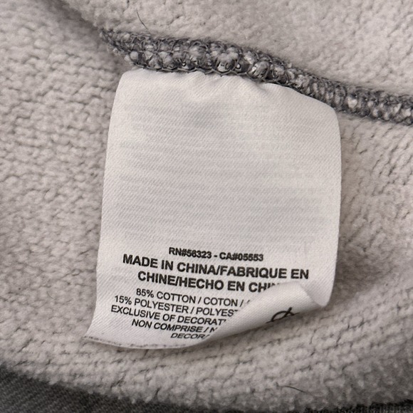 Nike‎ Air Fleece Pullover Hoodie Men's Small Gray Hooded Sweatshirt Big Logo - Picture 3 of 8